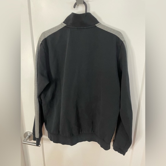 Puma Black and Grey Track Jacket Zip Up Zip Pockets Men’s Small - Picture 4 of 5